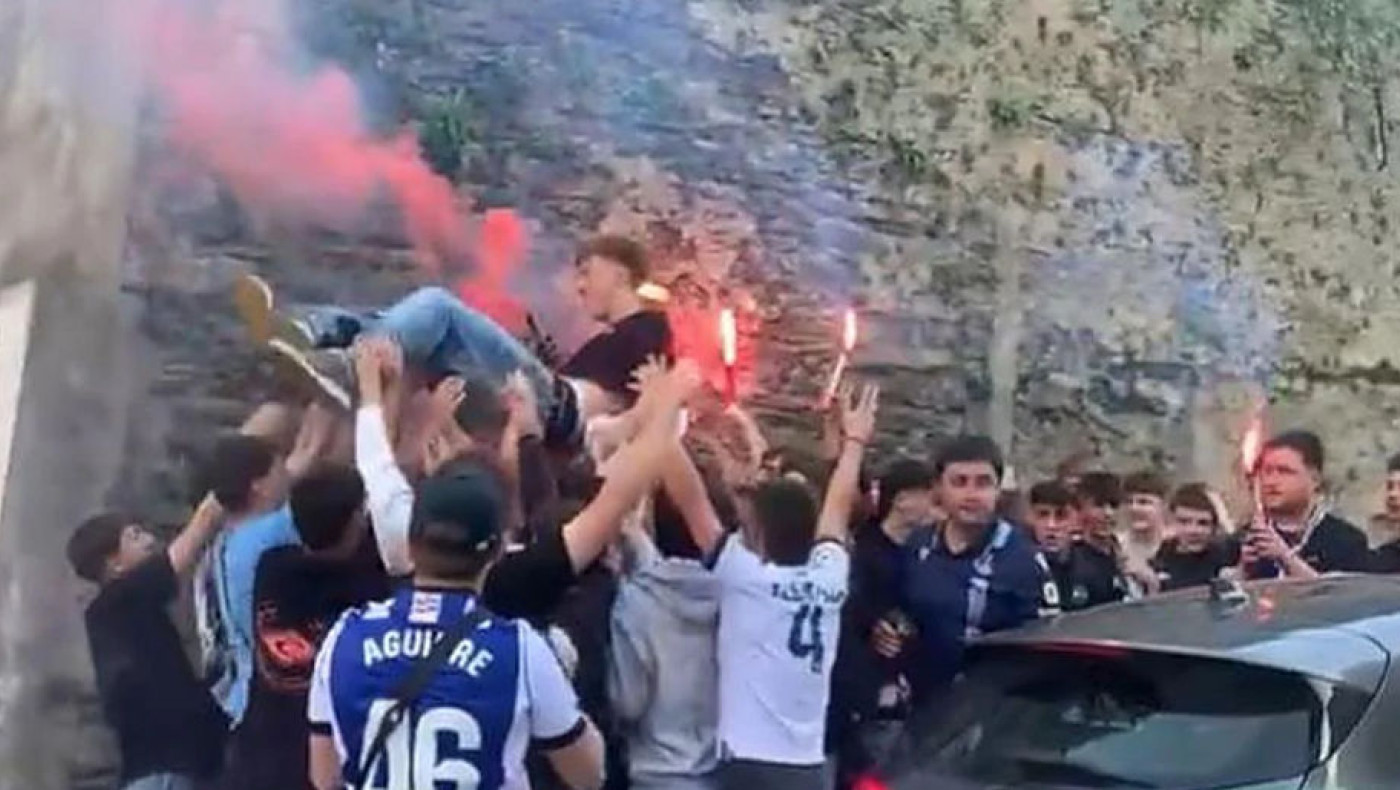 Ιμπάι Αγκίρε: Ντεμπούτο με Σοσιεδάδ και... viral υποδοχή με πυρσούς