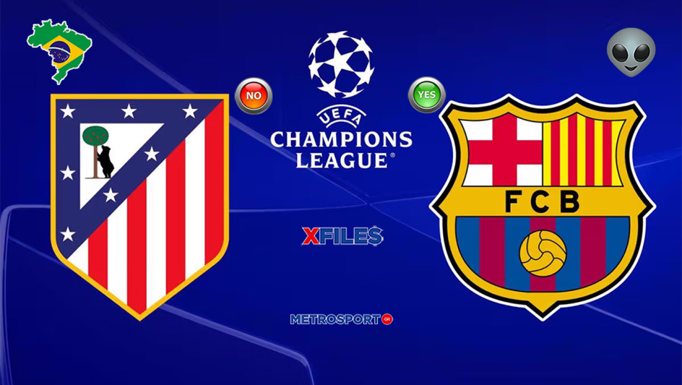 «X-Files» :  Ο Μόλντερ κατεβαίνει... με ένα φιλόδοξο BetBuilder : I want to believe you, darling Barcelona...