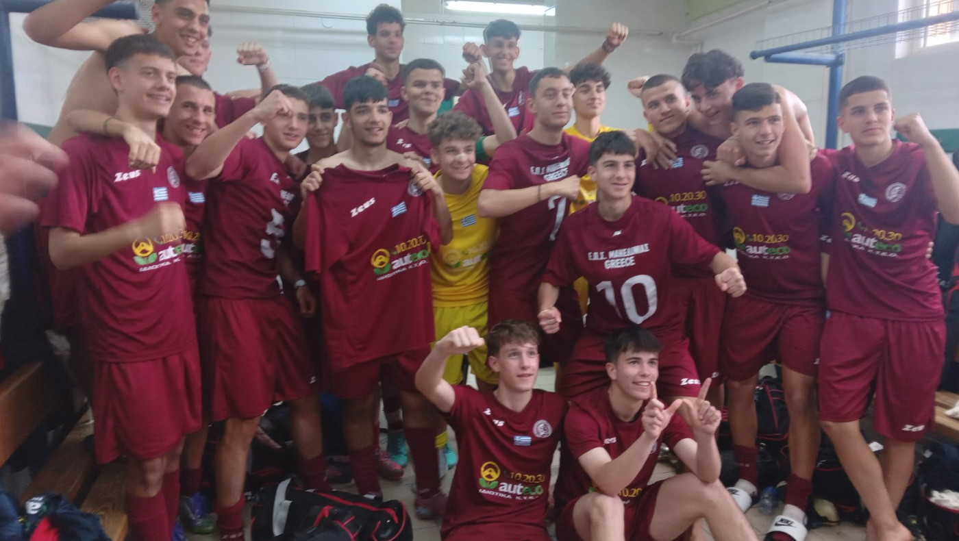 Πρόκριση στα ημιτελικά για την μικτή Κ16 της ΕΠΣΜ επί της Αχαΐας