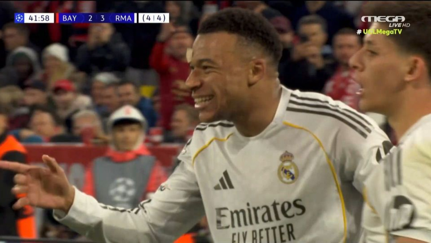 Βίνι σερβίρει, Μπαπέ εκτελεί και η Ρεάλ κάνει το 2-3