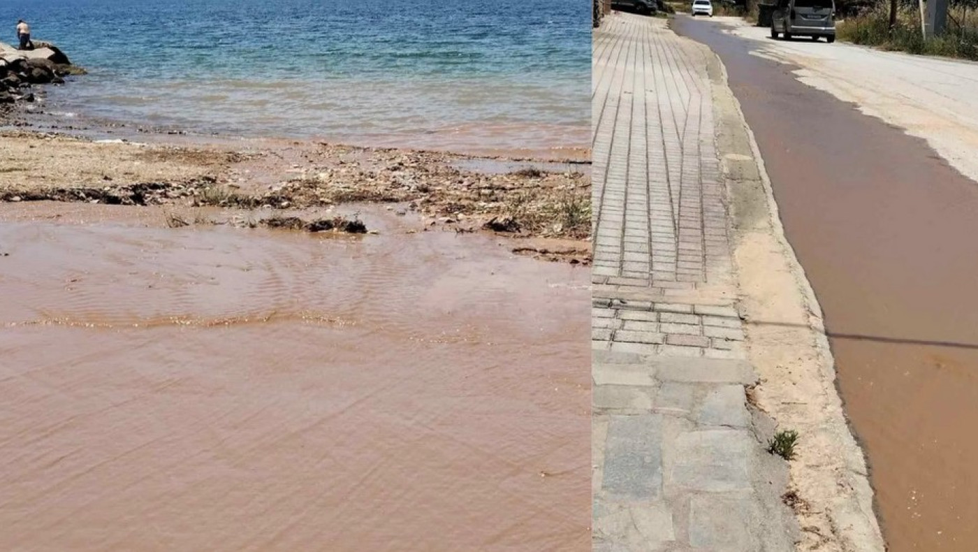 Νικήτη-Χαλκιδική: Βλάβη στον βιολογικό καθαρισμό προκάλεσε διαρροή λυμάτων στη θάλασσα