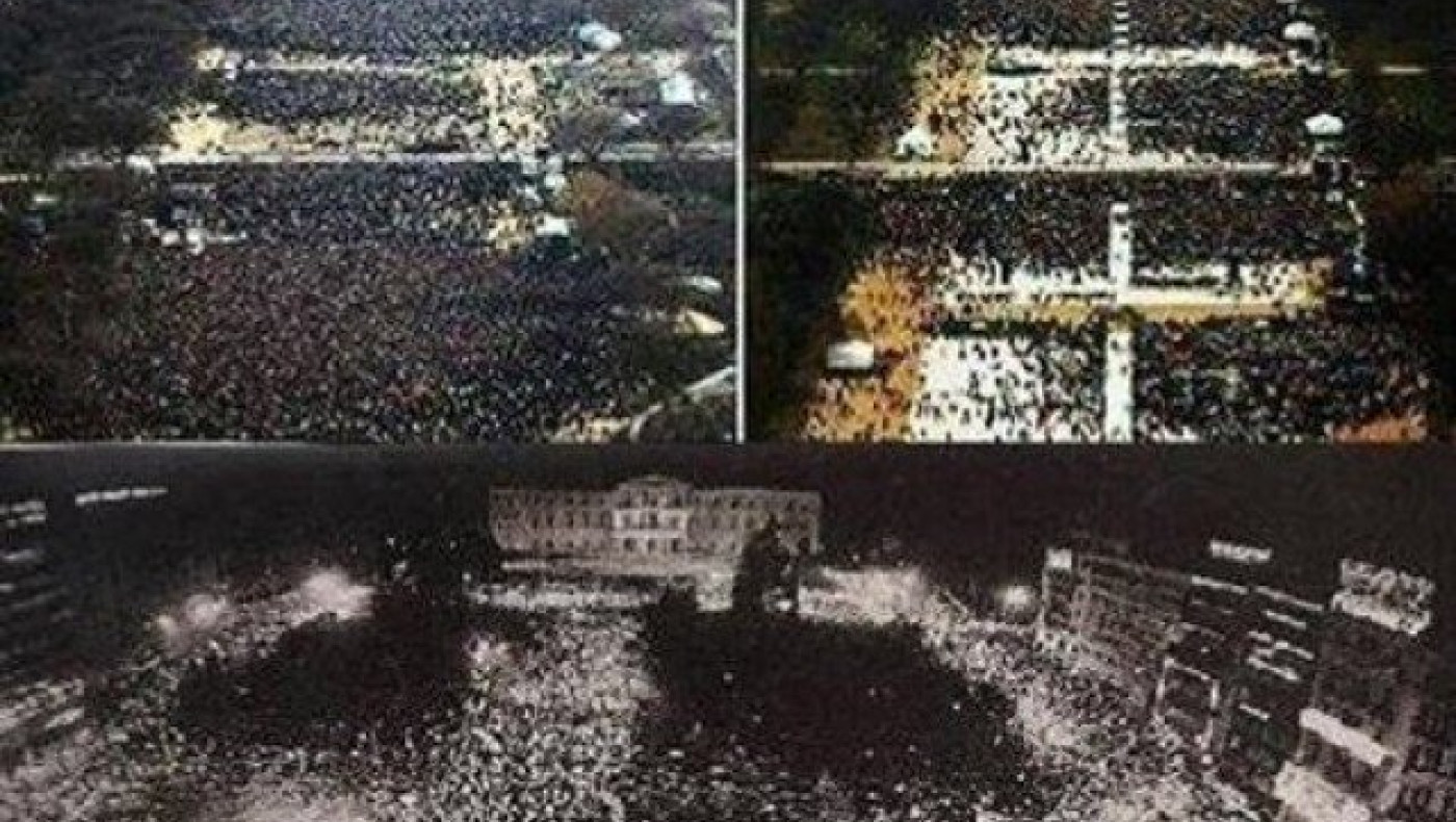 Πού είχε περισσότερο κόσμο; Στον Τραμπ, στον Ομπάμα ή στον... Ανδρέα;