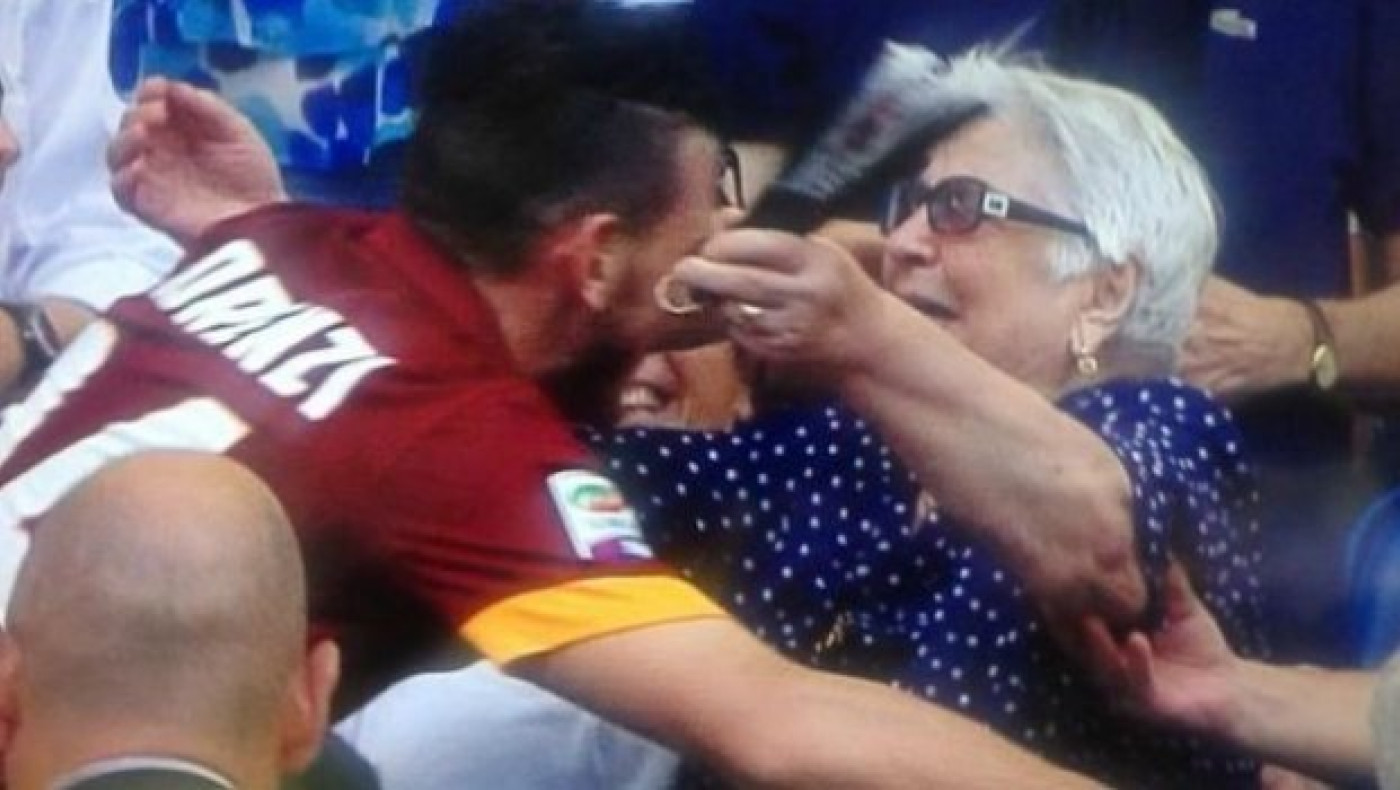 Ο Φλορέντσι πανηγύρισε με τη... γιαγιά του (VIDEO)