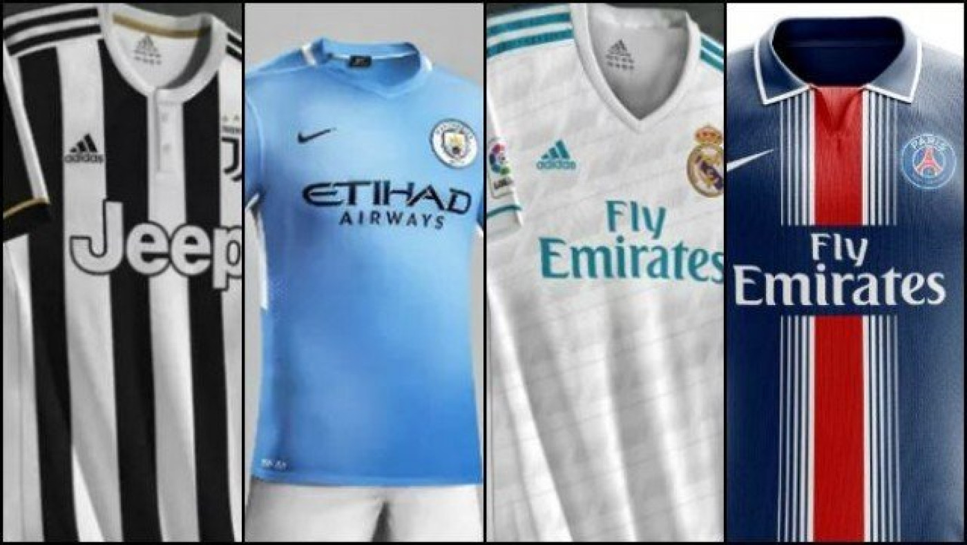 Οι φανέλες των ευρωπαϊκών «κολοσσών» για την νέα αγωνιστική περίοδο