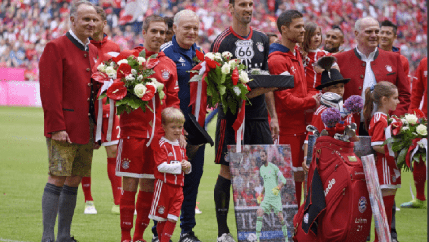 Η εντυπωσιακή γιορτή της Μπάγερν στο αντίο Λαμ - Αλόνσο