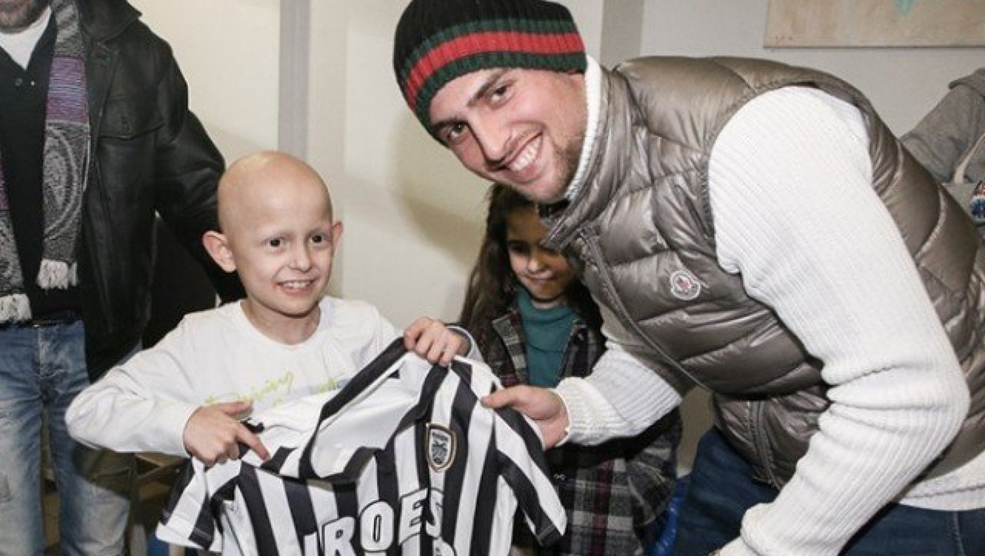 Συγκίνησε    στην   Τούμπα   ο  μικρός   Μηνάς  (pics)