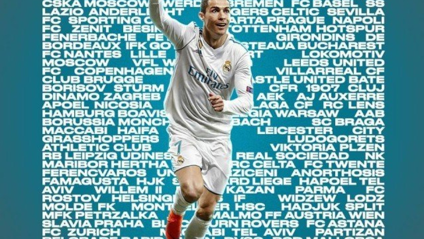 Ιστορικά ρεκόρ για τον           Κριστιάνο Ρονάλντο!
