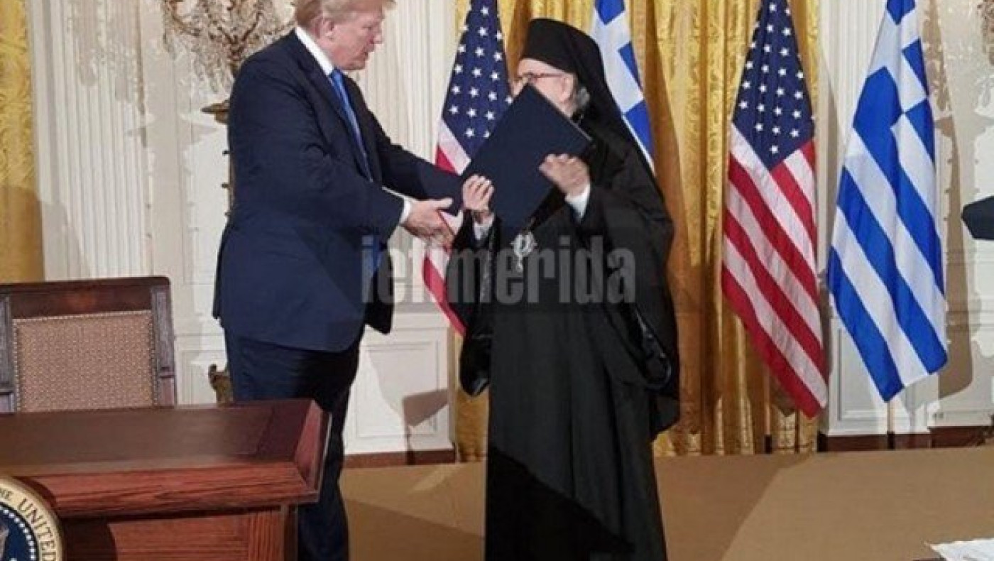 Ο Ντόναλντ Τραμπ τίμησε την      25η Μαρτίου στον Λευκό Οίκο