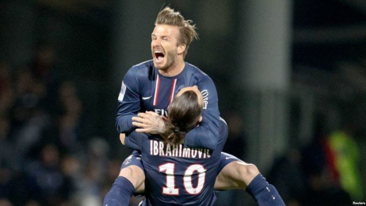 Ο Μπέκαμ έφερε      τον       Ζλάταν στο Λος Άντζελες