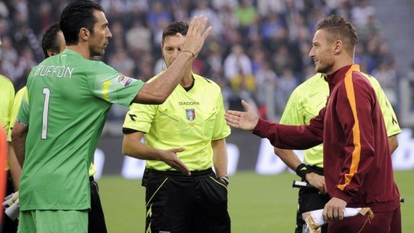 Tο συγκινητικό      αντίο     του Τότι στον Μπουφόν!