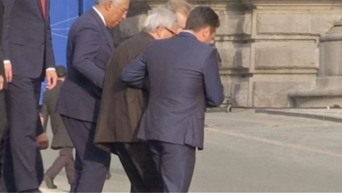 Κομισιόν: Ισχιαλγία & κράμπα οι λόγοι της αστάθειας Γιούνκερ (ΒΙΝΤΕΟ)