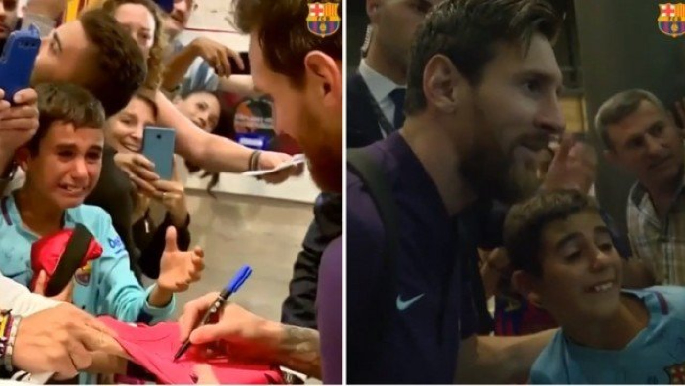 Αυτός είναι ο    μεγαλύτερος φαν του Λιονέλ Μέσι (vid)