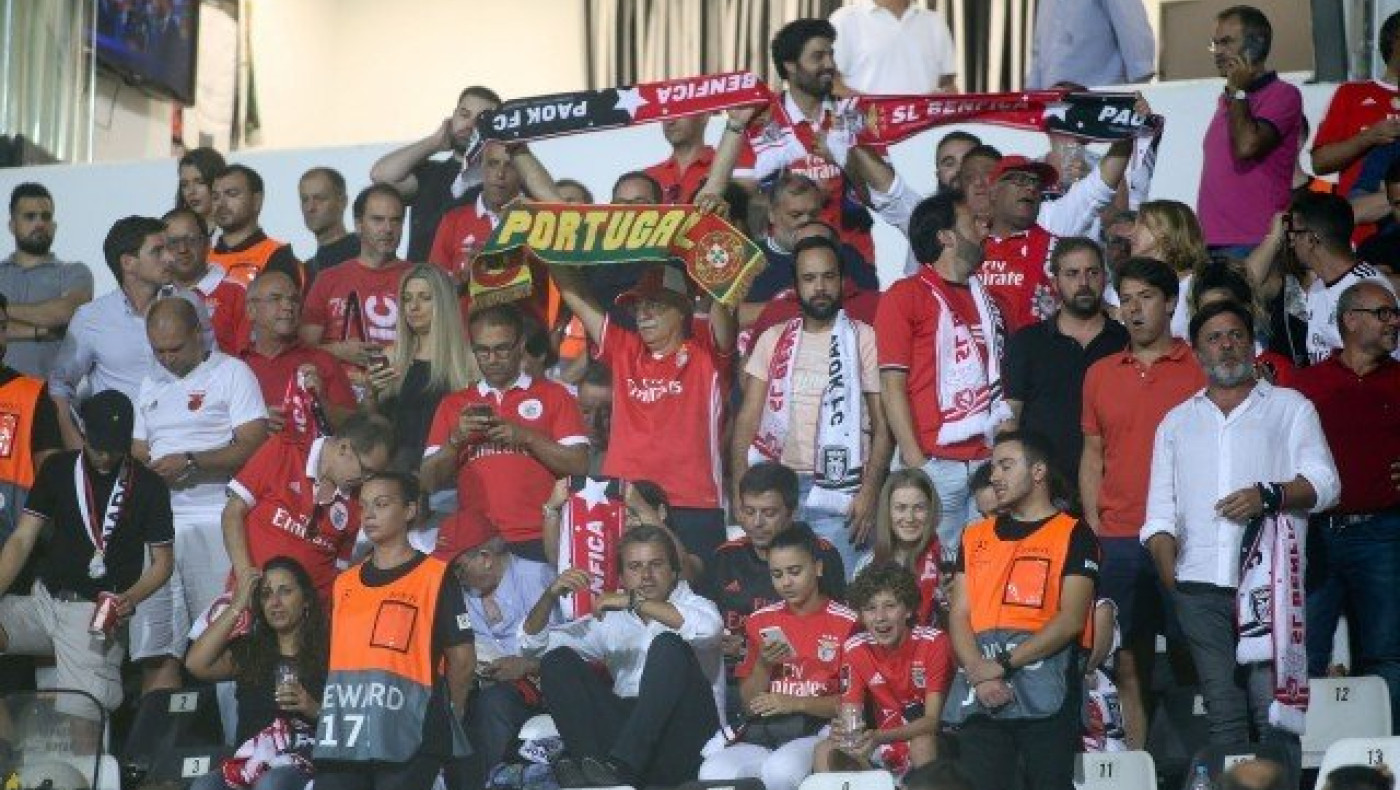 Εφτασαν στην      Τούμπα οι οπαδοί της Μπενφίκα (vid)