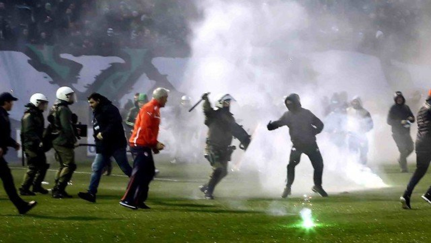 Η βία στους αθλητικούς χώρους          δεν είναι πρόβλημα του Χουντίνι