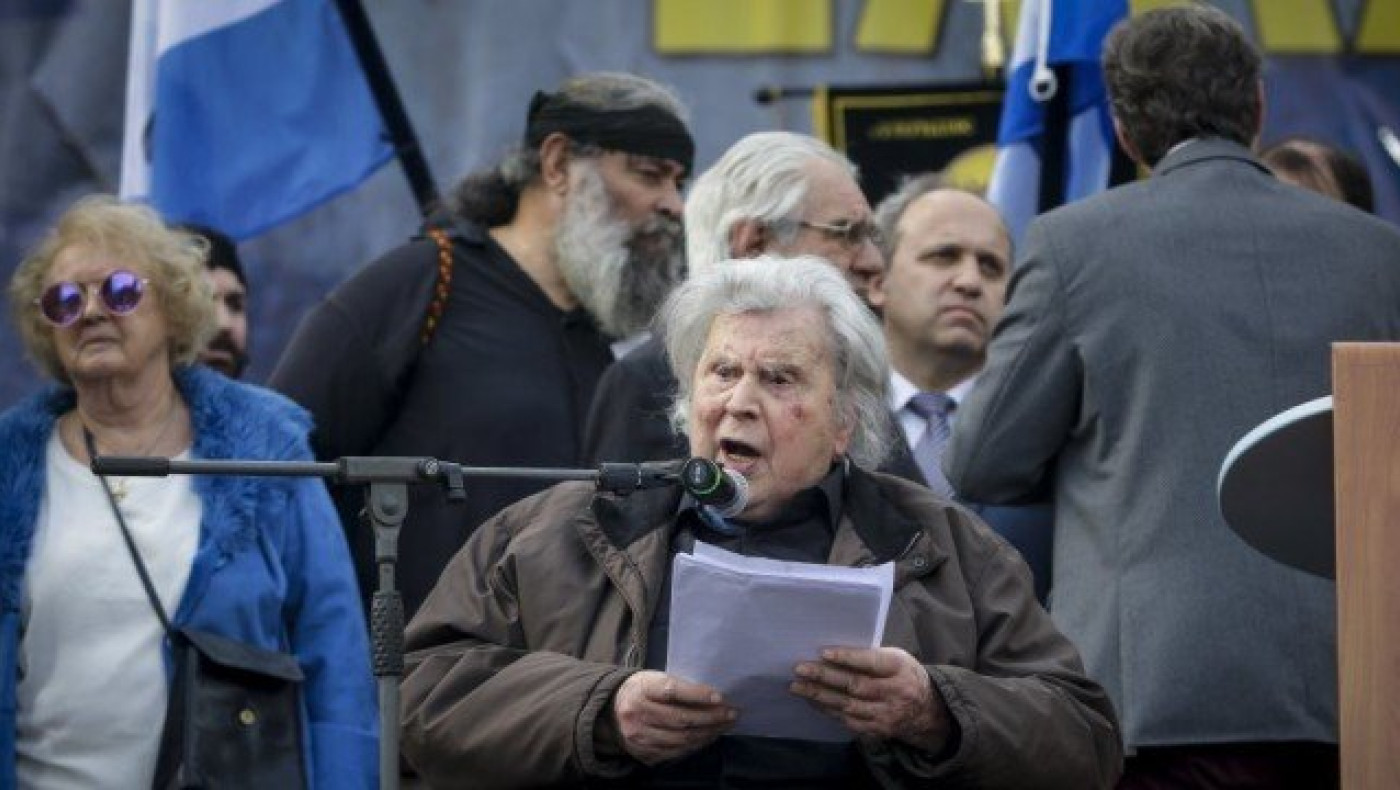 Μίκης Θεοδωράκης για  Μέρκελ: «Ήρθε να μας αποτελειώσει»