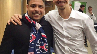 Όταν ο Ζλάταν συνάντησε το είδωλό του! (video)