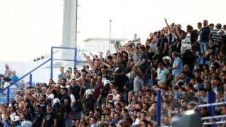 Μεμονωμένοι             οπαδοί του ΠΑΟΚ στο Περιστέρι