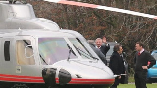 Με ελικόπτερο ο Σερ Άλεξ Φέργκιουσον!