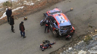 WRC: Τρομακτικό ατύχημα του Τανάκ στο Μόντε Κάρλο