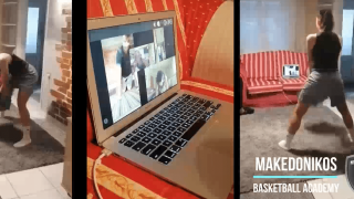 Μακεδονικός: Πρωτοπορεί η ακαδημία μπάσκετ με διαδικτυακές προπονήσεις