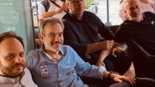 Ο Παύλος Ανδρώνης μαζί με τους δημάρχους Ζέρβα και Δαρδαμανέλη βλέπουν ΠΑΟΚ-ΟΣΦΠ