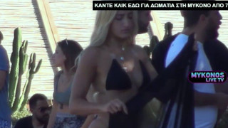 Οι ξέγνοιαστες στιγμές της Ιωάννας Τούνη στη Μύκονο! (ΒΙΝΤΕΟ)