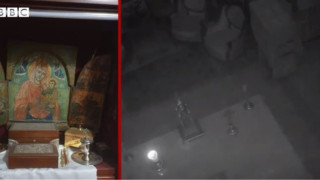 Το ιερό του ελληνορθόδοξου ναού που γλίτωσε «σχεδόν άθικτο» από την έκρηξη στη Βηρυτό