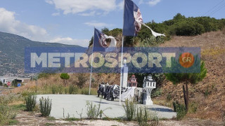 Αλλάζουν οι σημαίες του ΠΑΟΚ στο μνημείο των Τεμπών!