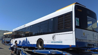 Στη Θεσσαλονίκη τα πρώτα λεωφορεία από τη Λειψία