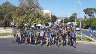 300 ΑΕΚτσήδες στον Βόλο και ένταση με την Αστυνομία!