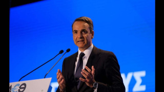 Μητσοτάκης από τη Ροτόντα: Αιχμές για Ερντογάν για Βαρώσια και Αγιά Σοφιά