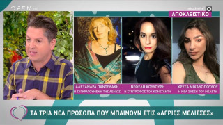 Τα τρία νέα πρόσωπα που μπαίνουν στις Άγριες Μέλισσες