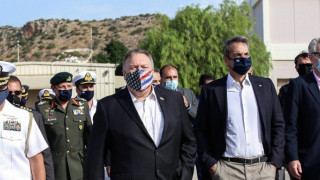 Στη βάση της Σούδας Πομπέο - Μητσοτάκης