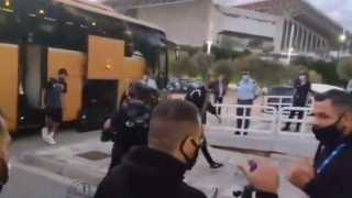 Η άφιξη του ΠΑΟΚ στο ΟΑΚΑ