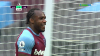 Προβάδισμα ημιχρόνου για τη Γουέστ Χαμ επί της Σίτι