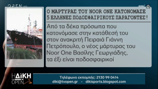 Noor one: Κατονομάστηκαν 5 ποδοσφαιρικοί παράγοντες!