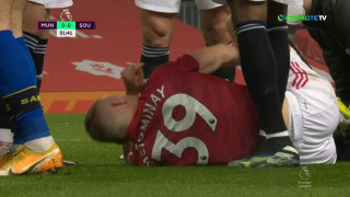 Σοκαριστικό φάουλ του Γιάνκεβιτς στον ΜακΤόμινεϊ και αποβολή