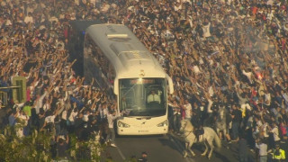 Τρομερή υποδοχή από τους φίλους της Ρεάλ! (video)