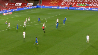 Το 1-1 με το γκολ - πέναλτι του Μπακασέτα