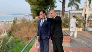 Στη μαρίνα της Νέας Μηχανιώνας ο Άδωνις Γεωργιάδης