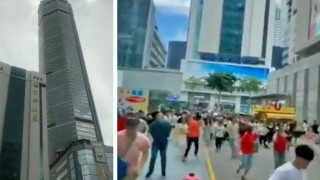 Κίνα: Ουρανοξύστης ύψους 300 μέτρων άρχισε να τρέμει!