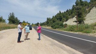 Σε εξέλιξη οι εργασίες συντήρησης του οδικού δικτύου Χαλκιδικής