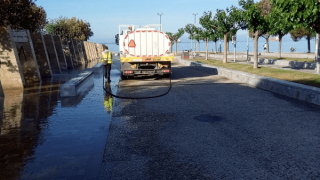 Επιχείρηση... σκούπα από το Δήμο μετά τους πανηγυρισμούς του ΠΑΟΚ