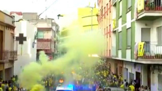 Κατάκτηση Europa League: Χαμός στην υποδοχή της Βιγιαρεάλ