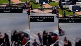 Χανιά: Έπεσε το ξύλο της αρκούδας σε κεντρική διασταύρωση