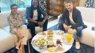 Ο σούπερ σταρ της Αλ Χιλάλ, Γκομίς επισκέφθηκε τον Λουτσέσκου