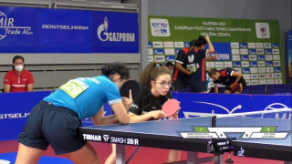 Ευρωπαϊκό νέων: Αγγιξε το μετάλλιο η Παπαδημητρίου στο διπλό κοριτσιών U19