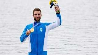 Βασίλης Ντούσκος για το χρυσό του γιου του: «Μόλις είδα την έκφραση του προσώπου του κατάλαβα...»