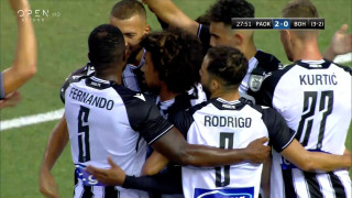 ΠΑΟΚ-Μποέμιανς: Το 2-0 με τον Μπίσεσβαρ