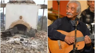 Κώστας Χατζής: Στάχτη έγινε το σπίτι του τραγουδιστή στο Καστρί Ευβοίας